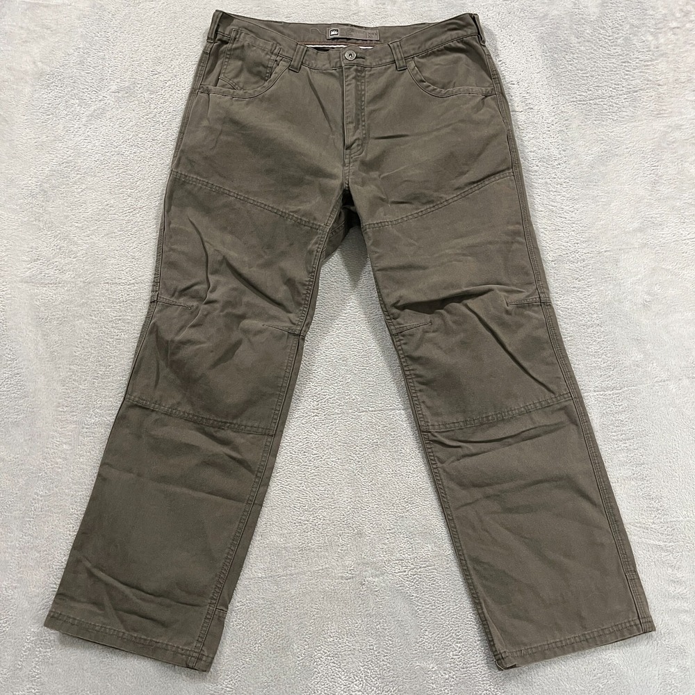 REI CO OP Pants 36x30 Canvas Workwear Hiking Straight Leg Organic Cotton 37249